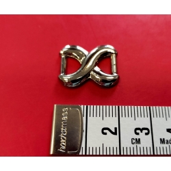 Ozdoba nieskończoność  srebrna